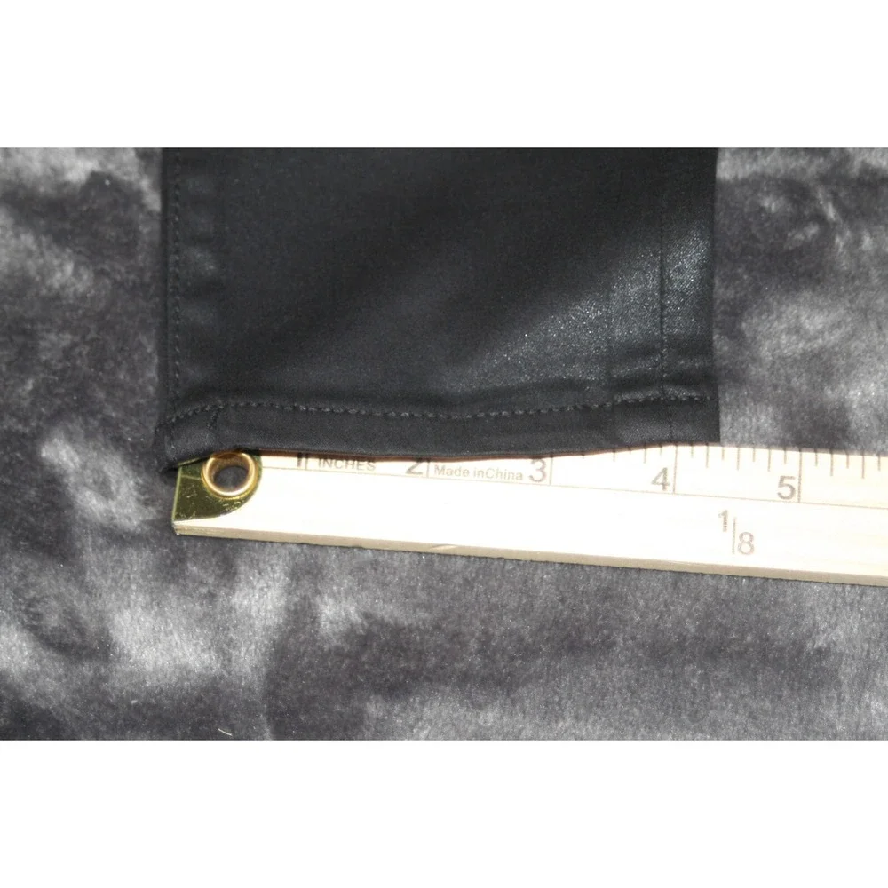 Joe's Jeans Womens Size 24 Black The Charlie Coated High Rise Ankle Skinny NWT